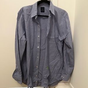 Mens Button Down Dress Shirt TAILORBYRD COLLECTION